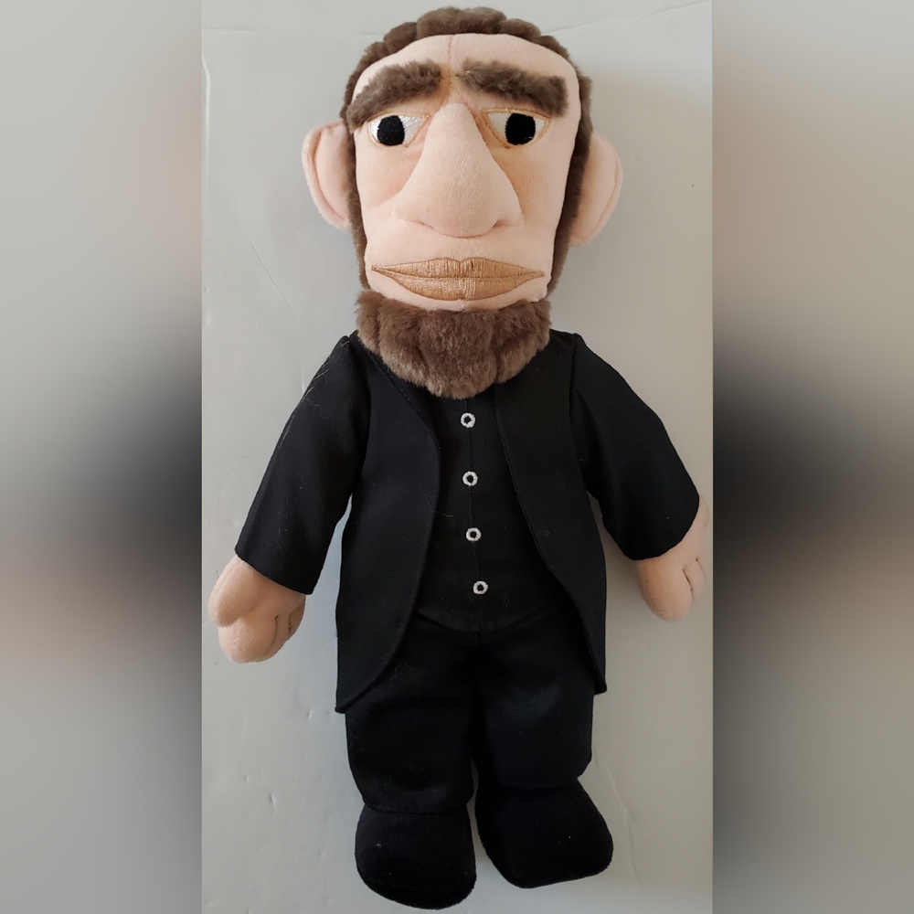 Forever Collectibles MLB Washington Nationals Abraham Lincoln Doll Plush - EUC